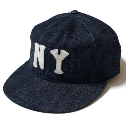 DENIM BASEBALL CAP "NEWYORK BLACK YANKEES"