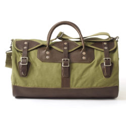 Lot 5218 LEATHER ＆ CANVAS BOSTON BAG