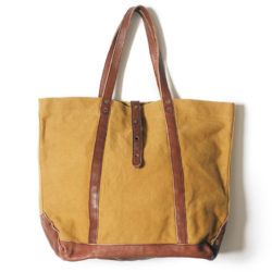 Lot 5220 LEATHER ＆ CANVAS TOTE BAG