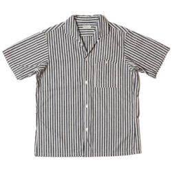 Lot 3091 S/S OPEN COLLAR SHIRTS ストライプ(太)