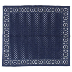 Lot 5227 SELVEDGE INDIGO BANDANA A柄(DOT) 